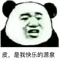 皮是我快乐的源泉