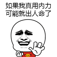 如果我真用内力可能就出人命了