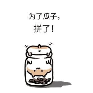 为了瓜子拼了