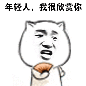 年轻人我很欣赏你