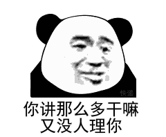 你讲那么多干嘛又没人理你