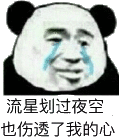 流星划过夜空也伤透了我的心