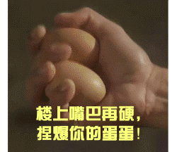 楼上嘴巴再硬捏爆你的蛋蛋