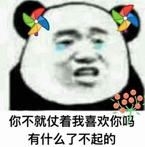 你不就仗着我喜欢你吗有什么了不起的