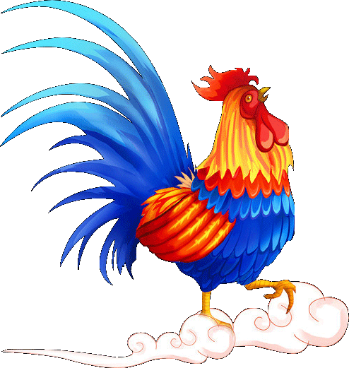 公鸡乘云归去