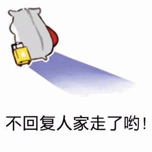不回复人家走了哟