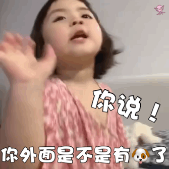 你说你是不是外面有狗了——萌娃罗熙系列表情包