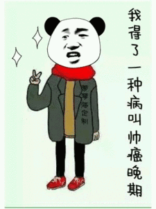 我得了种病叫帅晚期